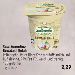 CITTI Markt Casa Sorrentino Burrata di Bufala Angebot