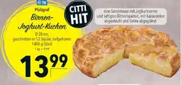 CITTI Markt Pfalzgraf Birnen- Joghurt-Kuchen Angebot