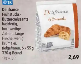 CITTI Markt Delifrance Frühstücks- Buttercroissants Angebot