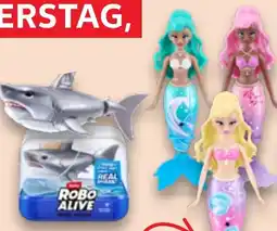 Kaufland ZURU Pets Alive Magic Swimming Mermaid oder Robo Alive Robo Shark Angebot