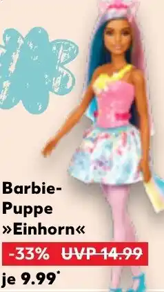 Kaufland Barbie Puppe Einhorn Angebot