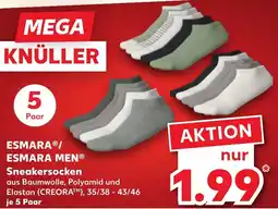 Kaufland ESMARA/ ESMARA MEN Sneakersocken Angebot