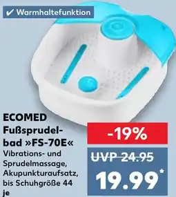 Kaufland ECOMED Fußsprudelbad FS-70E Angebot
