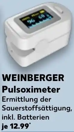 Kaufland WEINBERGER Pulsoximeter Angebot