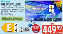 Edeka Hisense QLED-4K-UHD-TV ,,65E7S" Angebot