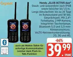 Edeka Gigaset Handy ,,GLX8 ACTIVE duo" Angebot