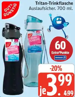 Edeka GUT & GÜNSTIG Tritan-Trinkflasche Angebot