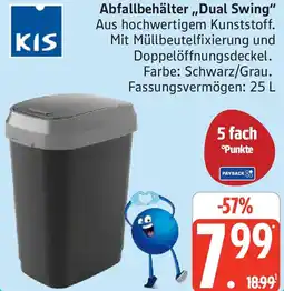 Edeka KIS Abfallbehälter ,,Dual Swing" Angebot