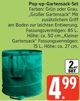 Edeka Pop-up-Gartensack-Set Angebot