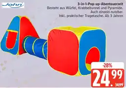 Edeka John 3-in-1 Pop-up-Abenteuerzelt Angebot