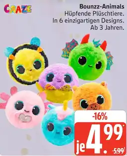 Edeka CЯAZE Bounzz-Animals Angebot