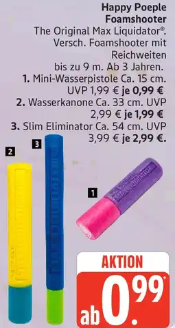 Edeka Happy Poeple Foamshooter Angebot