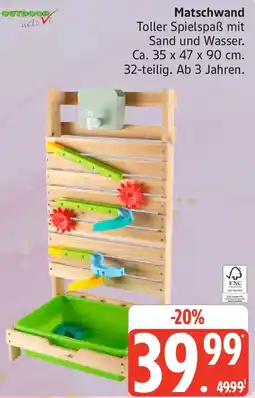 Edeka OUTDOOR active Matschwand Angebot