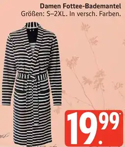 Edeka Damen Fottee-Bademantel Angebot