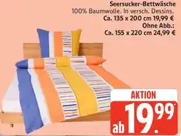 Edeka Seersucker-Bettwäsche Angebot