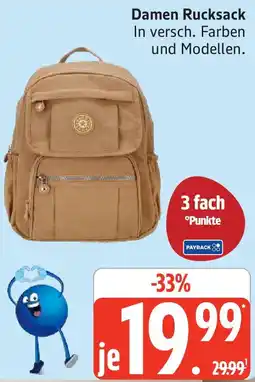 Edeka Damen Rucksack Angebot