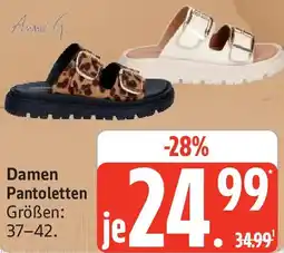 Edeka Annie G. Damen Pantoletten Angebot