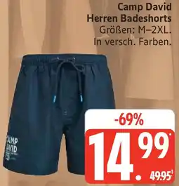 Edeka Camp David Herren Badeshorts Angebot