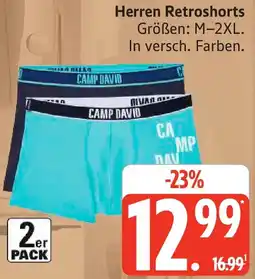 Edeka CAMP DAVID Herren Retroshorts Angebot