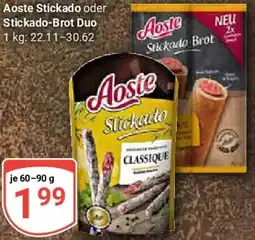 Globus Aoste Stickado oder Stickado-Brot Duo Angebot