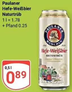 Globus Paulaner Hefe-Weißbier Naturtrüb Angebot