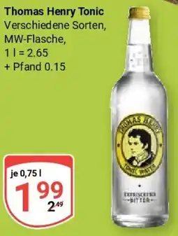 Globus Thomas Henry Tonic Angebot