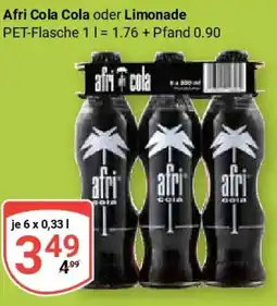 Globus Afri Cola Cola oder Limonade Angebot