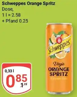 Globus Schweppes Orange Spritz Angebot