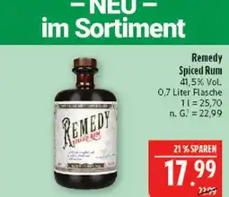 Marktkauf Remedy spiced rum Angebot