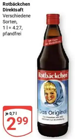 Globus Rotbäckchen Direktsaft Angebot