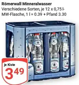 Globus Römerwall Minneralwasser Angebot