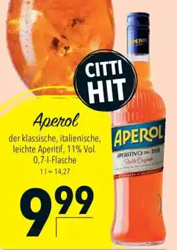 CITTI Markt Aperol Angebot