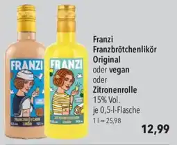 CITTI Markt Franzi Franzbrötchenlikör Original oder vegan oder Zitronenrolle Angebot
