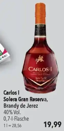 CITTI Markt Carlos I Solera Gran Reserva, Brandy de Jerez Angebot
