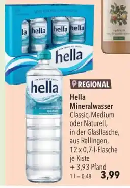 CITTI Markt Hella Mineralwasser Classic, Medium oder Naturell, Angebot