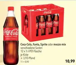 CITTI Markt Coca-Cola, Fanta, Sprite oder mezzo mix Angebot