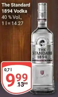 Globus The Standard 1894 Vodka Angebot