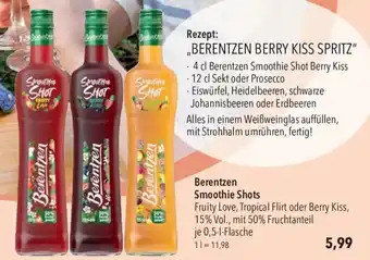 CITTI Markt Berentzen Smoothie Shots Angebot