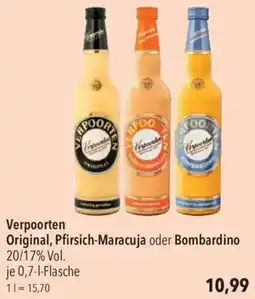 CITTI Markt Verpoorten Original, Pfirsich-Maracuja oder Bombardino Angebot