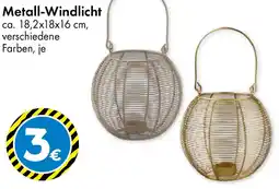 TEDi Metall-Windlicht Angebot