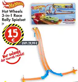 TEDi Hot Wheels 3-in-1 Race Rally Spielset Angebot