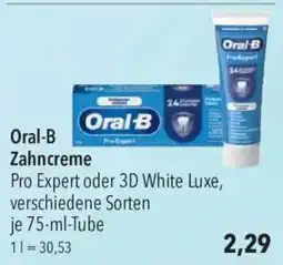 CITTI Markt Oral-B Zahncreme Angebot