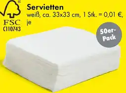 TEDi Servietten Angebot