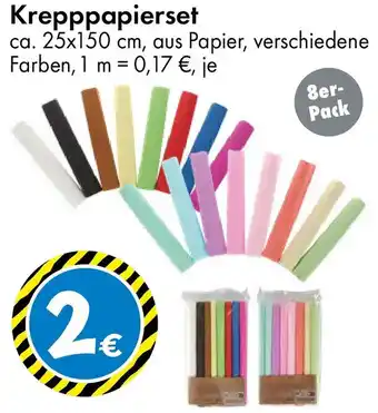TEDi Krepppapierset Angebot
