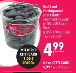 CITTI Markt Red Band Fruchtgummi oder Lakritz Angebot