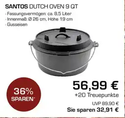CITTI Markt SANTOS DUTCH OVEN 9 QT Angebot