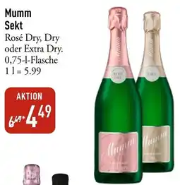 Galeria Markthalle Mumm Sekt Angebot