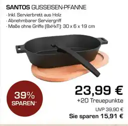 CITTI Markt SANTOS GUSSEISEN-PFANNE Angebot