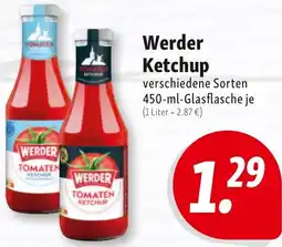 Nah & Frisch Werder Ketchup Angebot