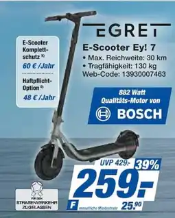 Expert EGRET E-Scooter Ey! 7 Angebot